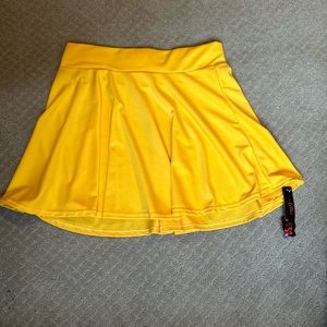 NWT Yellow XL mini skirt